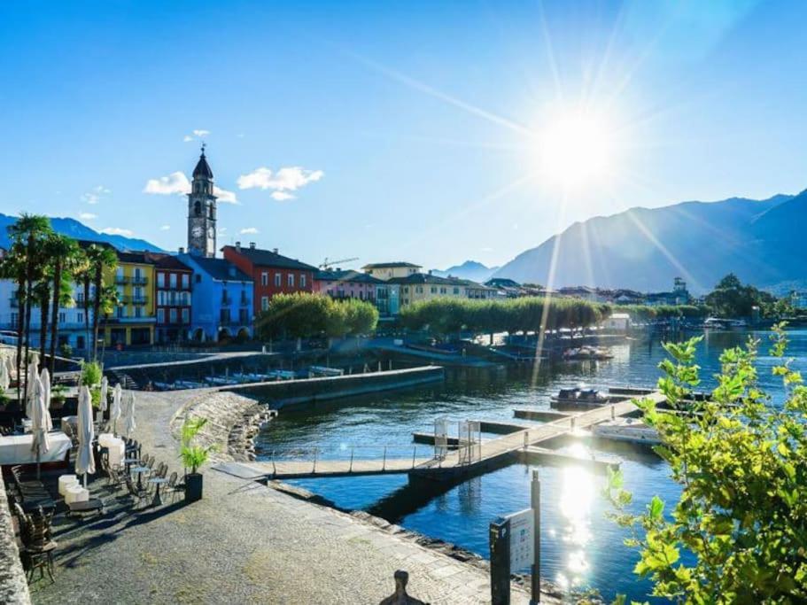 Ascona: Residenza Sabrina,App 2.5 Locali E Piscina Apartman Kültér fotó